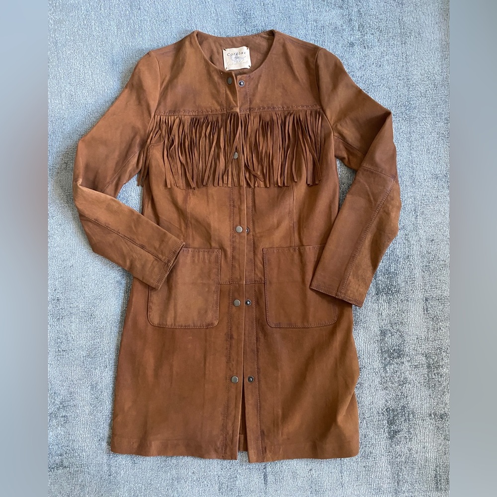 Cotélac Suede Fringe Coat XS [SELL or TRADE]